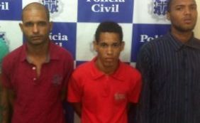 Três homens são presos após operação contra o tráfico em Lauro de Freitas