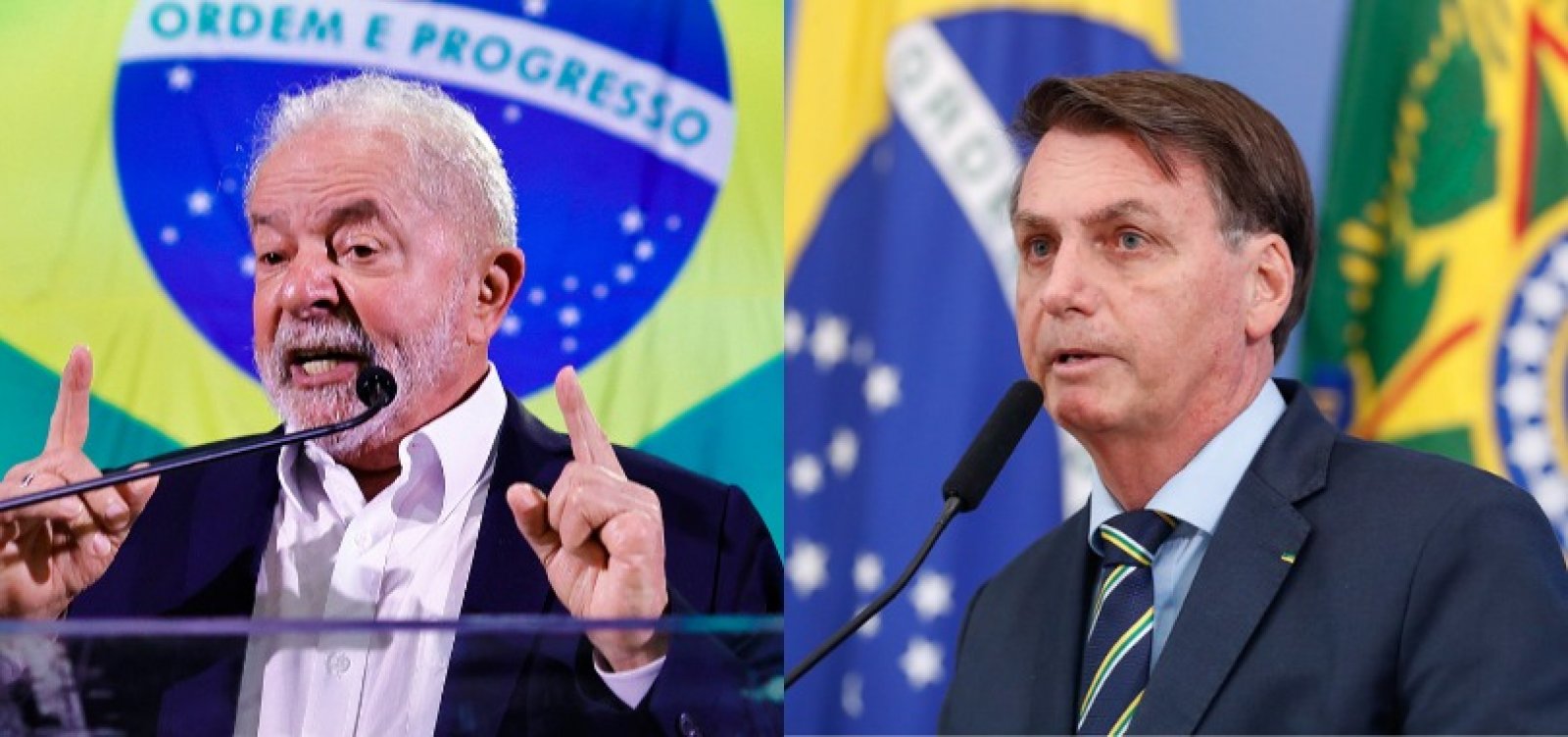 BTG/FSB: Lula sobe e bate 45% das intenções de voto; Bolsonaro tem 34%