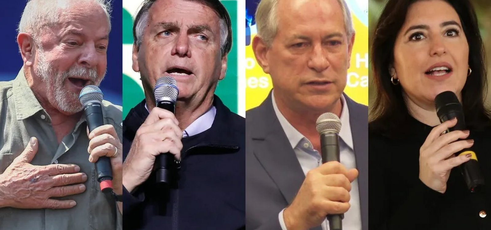 Ipec: Lula tem  46% das intenções; Bolsonaro 31%; Ciro 7% e Simone 4%; veja detalhes 