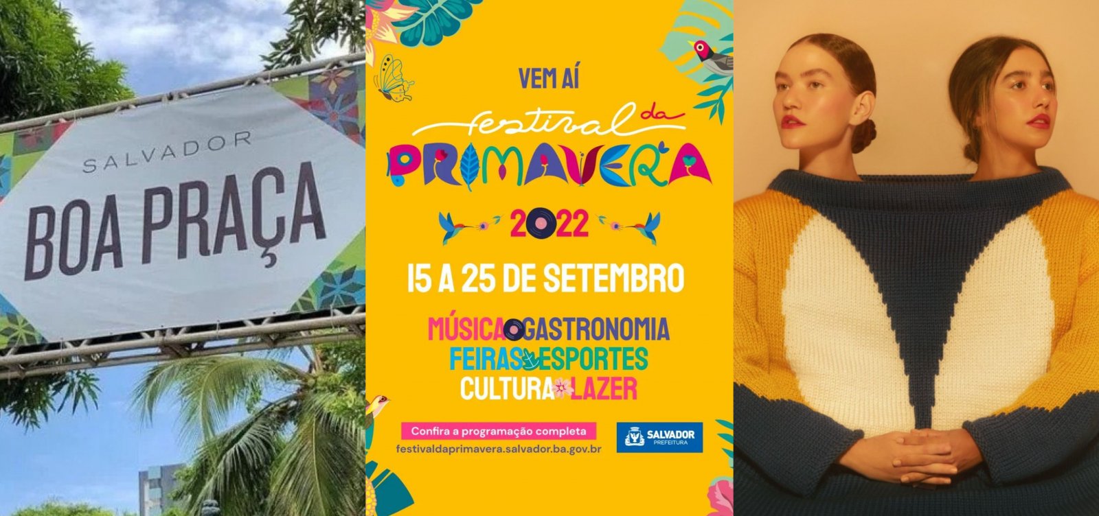 Festival da Primavera, Boa Praça e Anavitória: programe seu fim de semana em Salvador