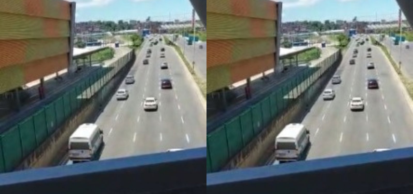 Assalto é registrado na passarela da Estação de Metrô Pernambués