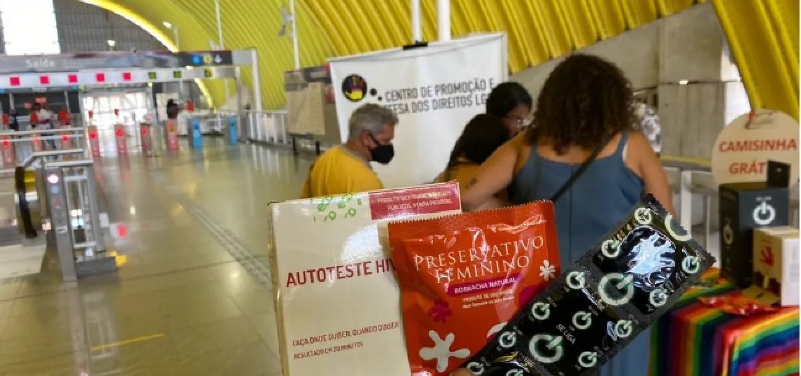 Esta&ccedil;&atilde;o Bairro da Paz do metr&ocirc; oferece testagem r&aacute;pida para HIV nesta segunda