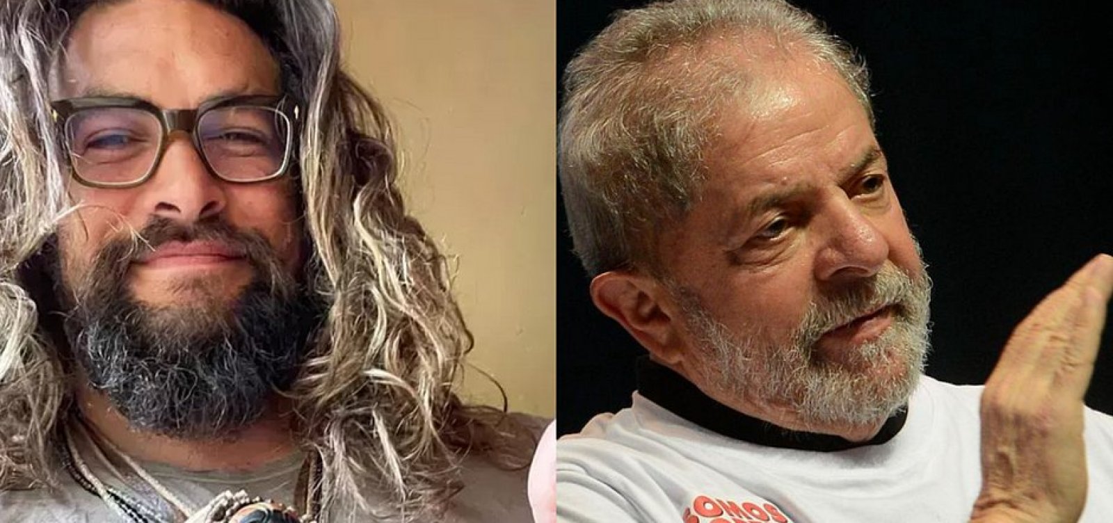 Jason Momoa, o "Aquaman" da DC, declara apoia a Lula na disputa presidencial