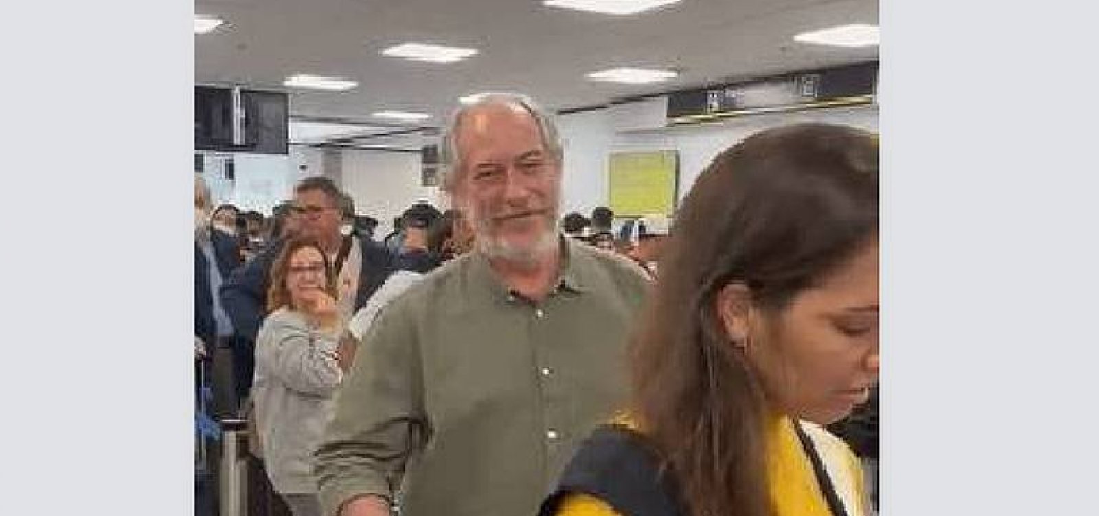 Ciro Gomes hostilizado em aeroporto nos Estados Unidos veja