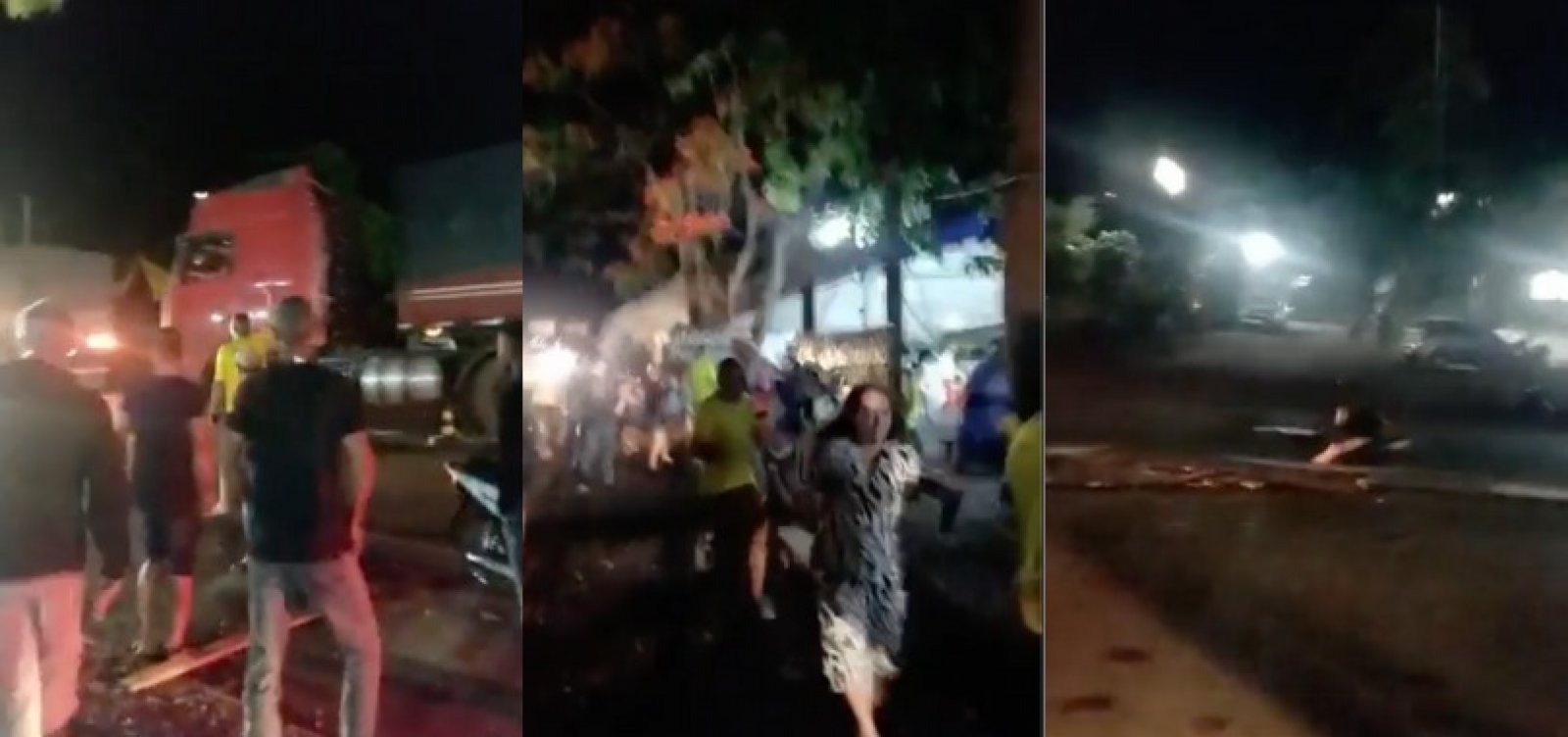 Caminhoneiro fura bloqueio de manifestantes bolsonaristas e atropela mulher  em RO; veja vídeo - Metro 1