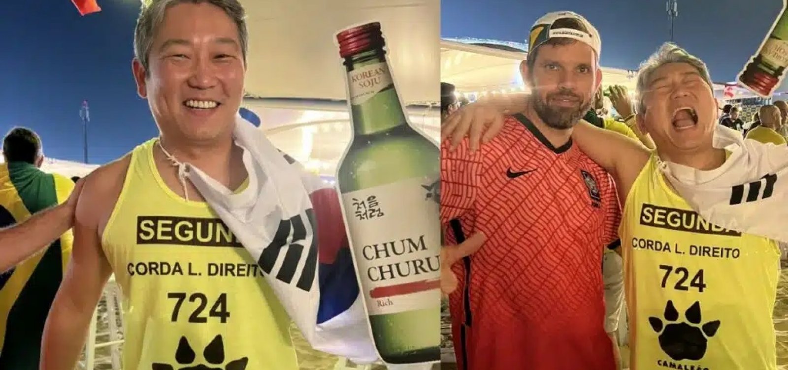 Torcedor coreano é enganado e troca camisa oficial por uniforme de cordeiro no Catar