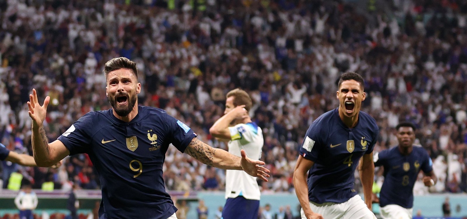 França vence Inglaterra e vai enfrentar Marrocos na semifinal