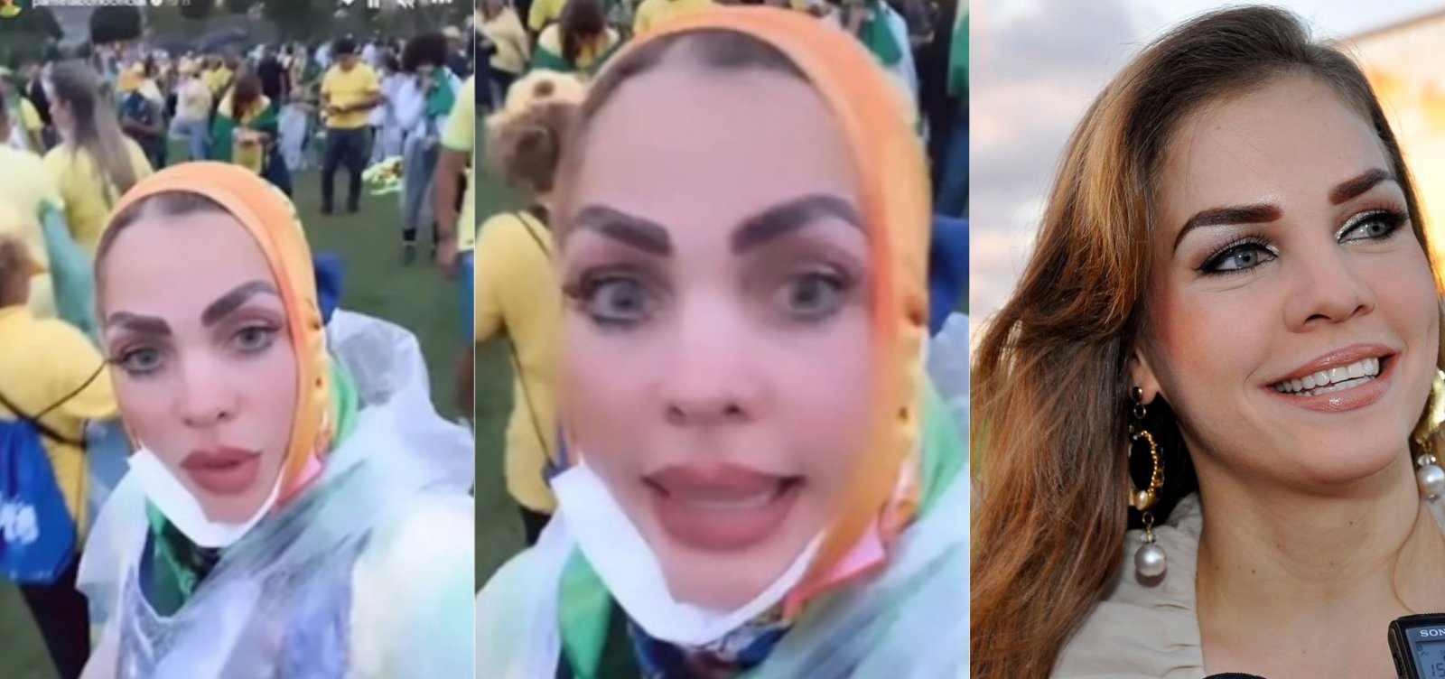 Baiana, ex-primeira-dama da Paraíba participa de ataques em Brasília