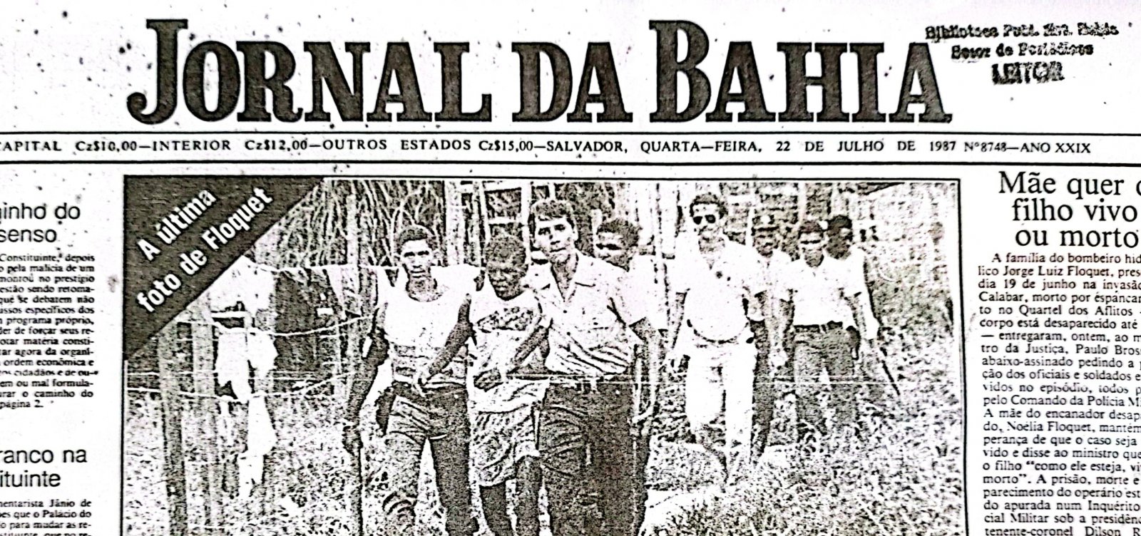Caso Floquet: policiais suspeitos de envolvimento no sumiço de encanador permanecem impunes 35 anos depois 