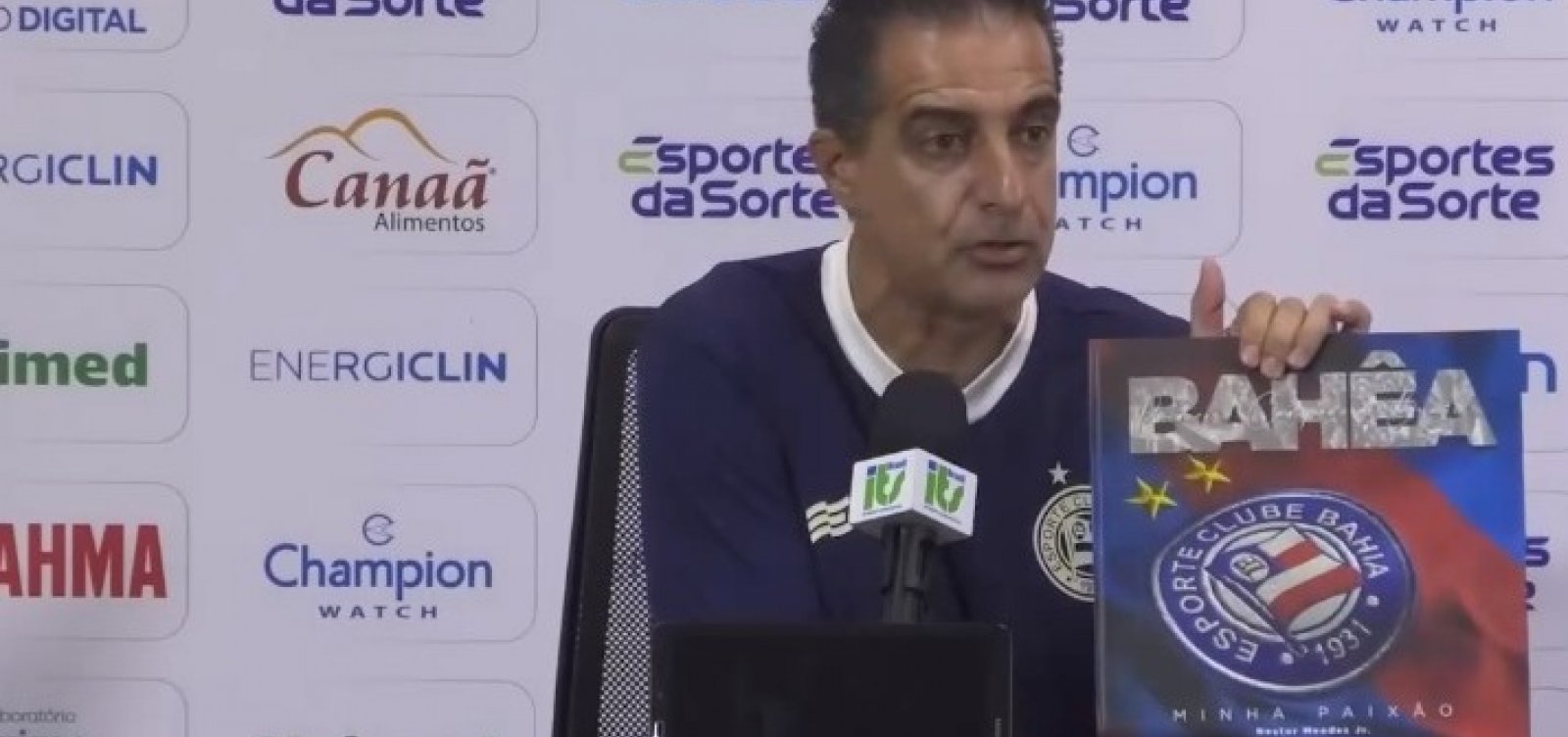 "Nós queremos estar em um livro deste", diz Renato Paiva sobre "Bahêa, Minha Paixão — Primeiro Campeão do Brasil"