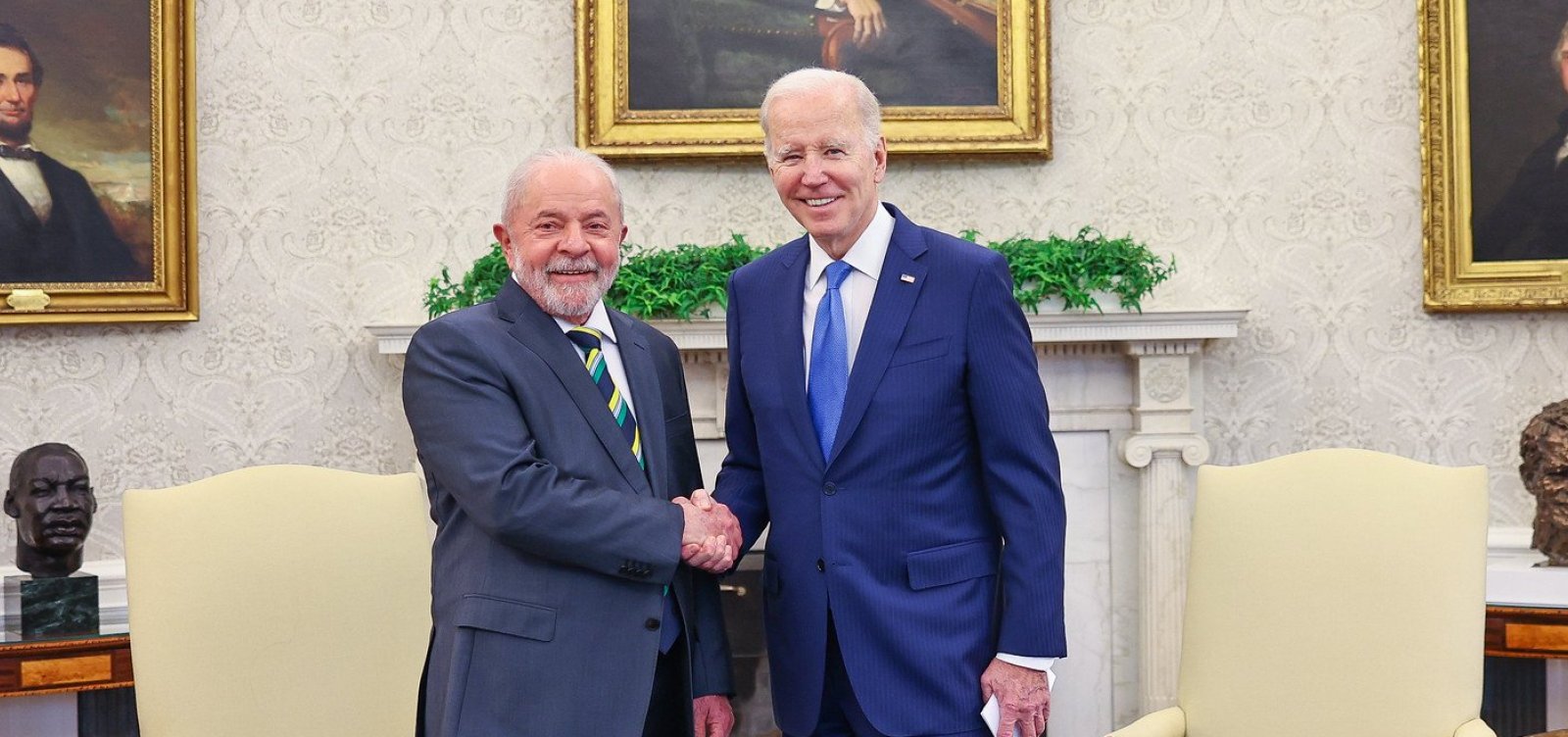 Lula e Biden se reúnem nos EUA e fazem defesa da democracia
