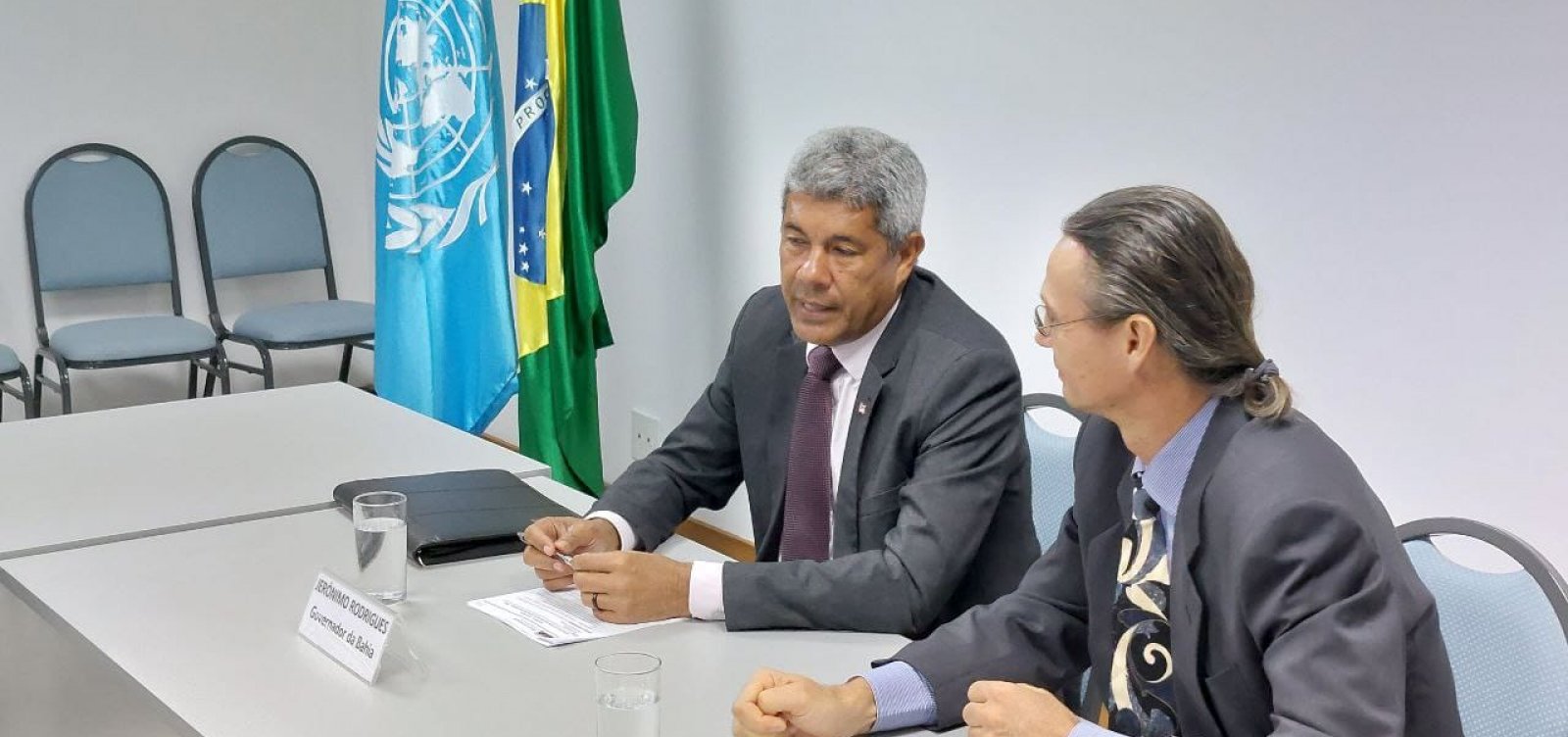 Jerônimo Rodrigues retorna a Brasília para tratar de meio ambiente, água e investimento estrangeiro