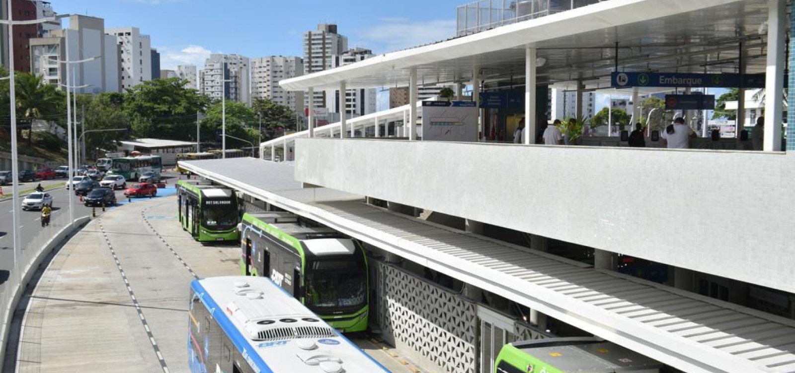 Estação da Pituba do BRT de Salvador é inaugurada e já começa a operar nesta sexta-feira