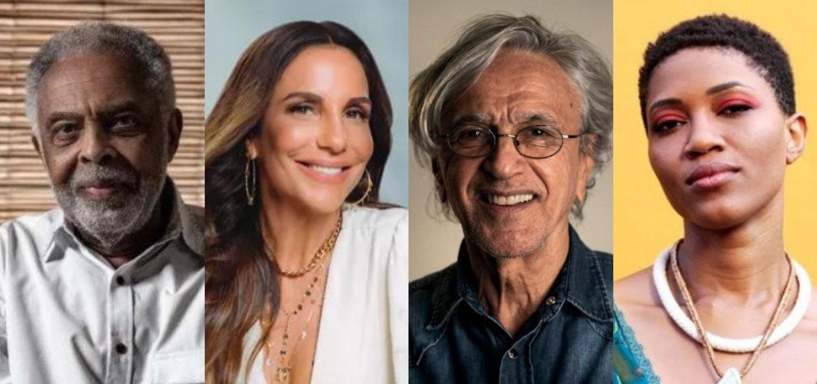 Gil, Caetano, Ivete e Luedji se reúnem no encerramento das comemorações de aniversário de Salvador neste domingo