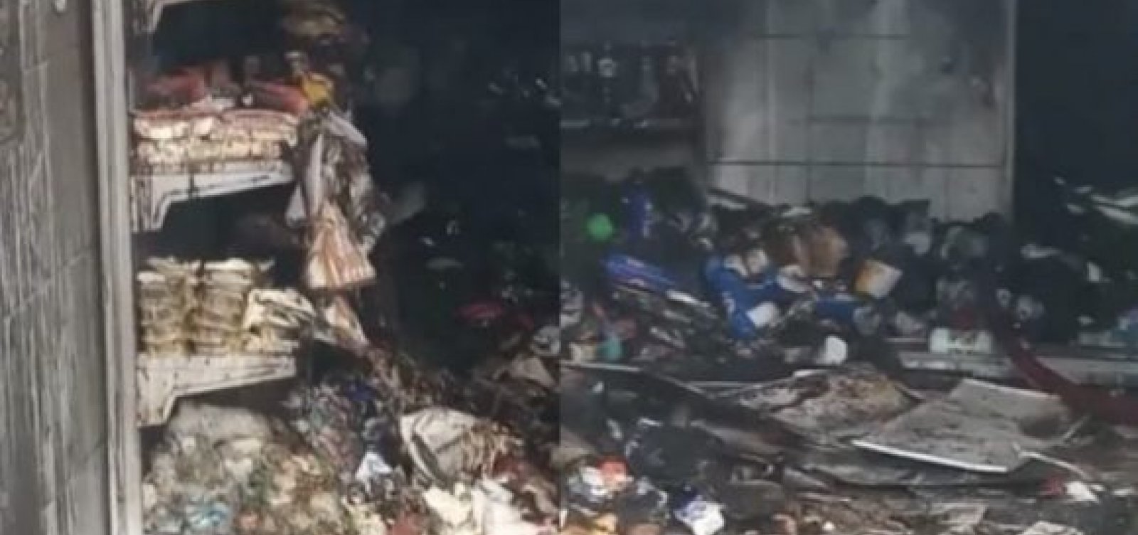 Estabelecimento comercial de venda de bebidas alcoólicas pega fogo na Bahia
