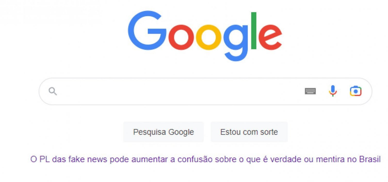 Ministério Público cobra Google após ações contra PL das Fake News - Metro 1