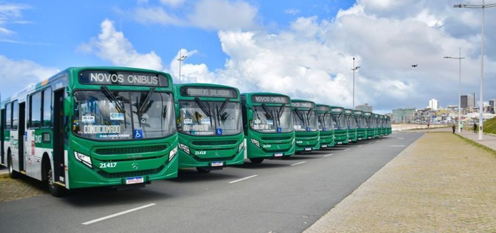Salvador ganha novos ônibus com ar condicionado; veículos serão entregues neste sábado