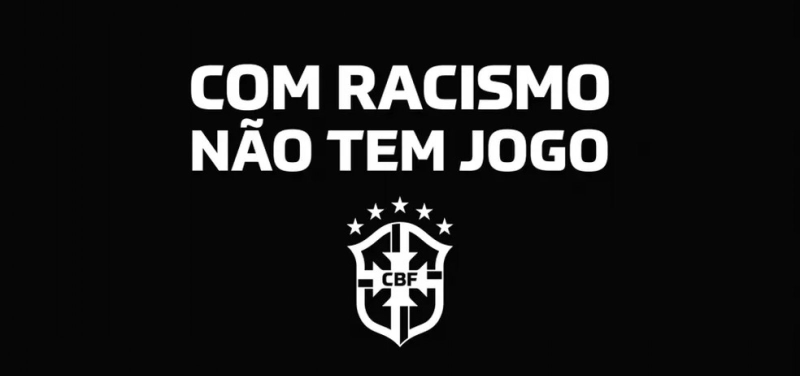 Nos jogos do Brasileirão deste final de semana, CBF promove ação contra racismo 