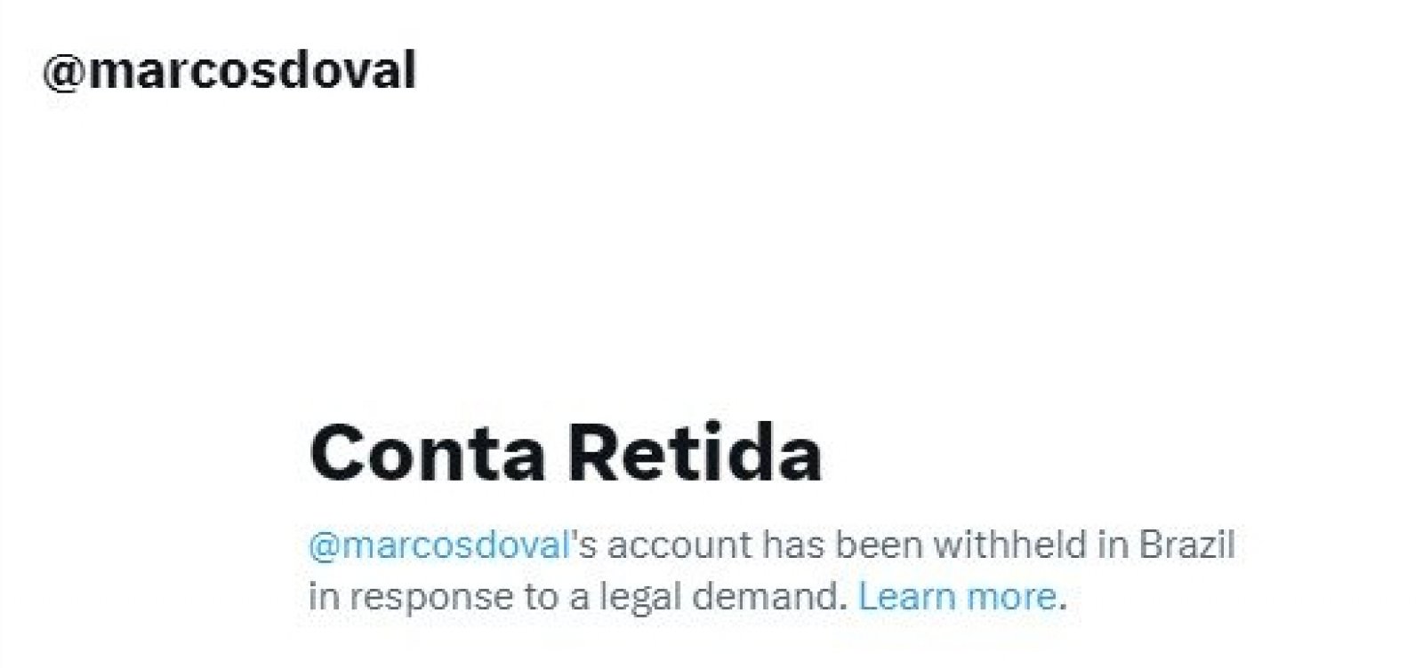 Alvo da PF, Marcos do Val tem conta do Twitter suspensa por ordem judicial