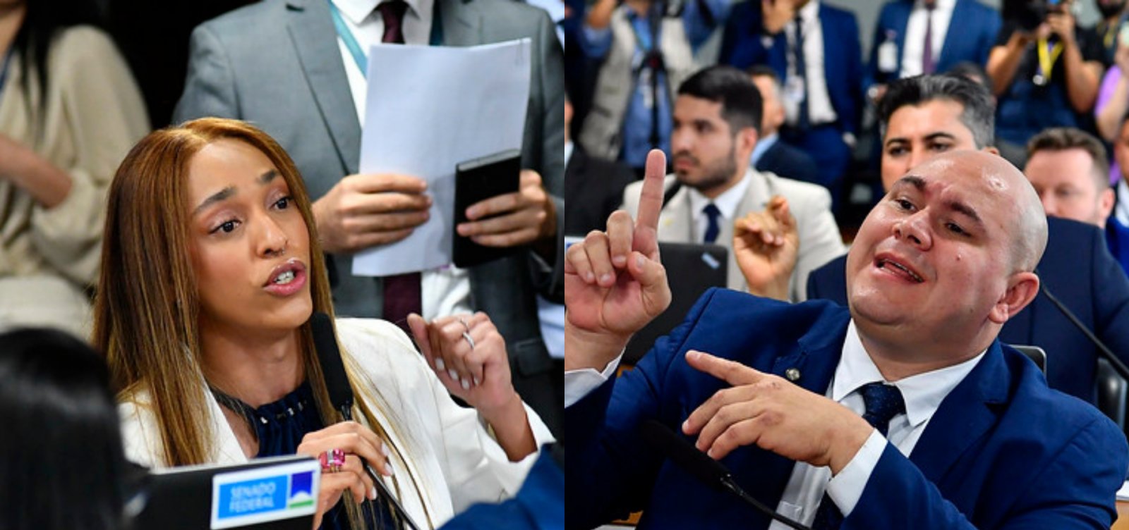 Erika Hilton pede cassação do deputado Abílio Brunini acusado de transfobia durante CPMI