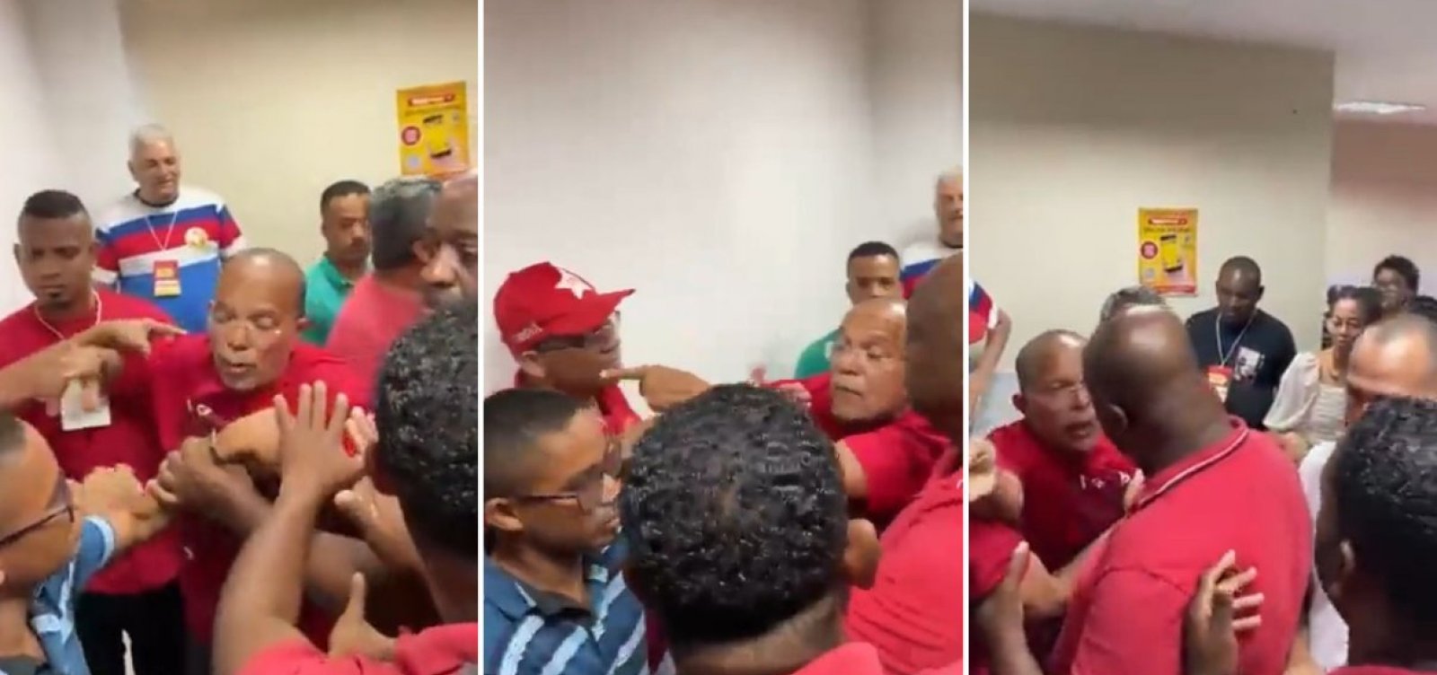 Confusão entre integrantes do PT interrompe  Encontro Territorial do partido