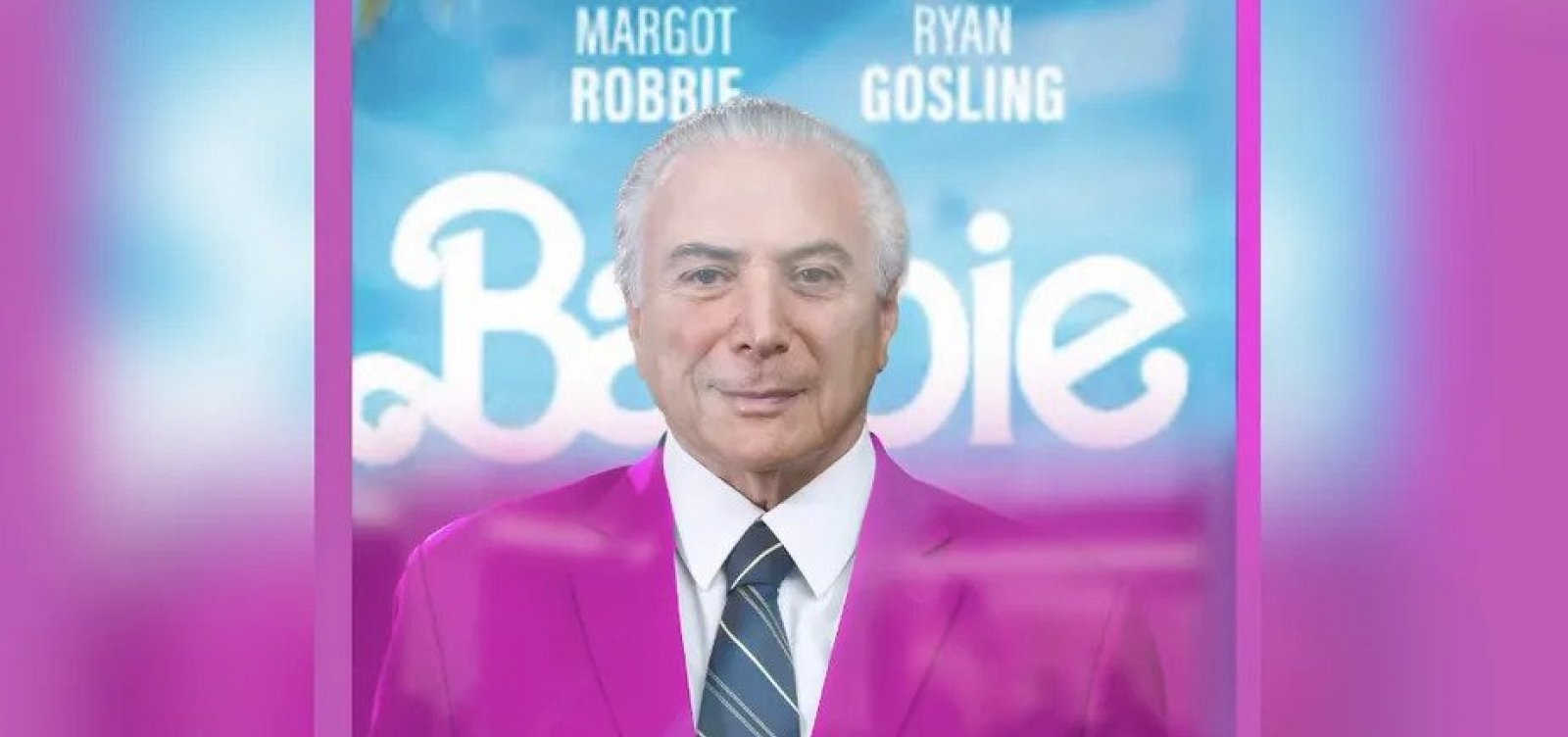 Ex-presidente Temer entra na brincadeira do filme da Barbie e viraliza nas redes sociais