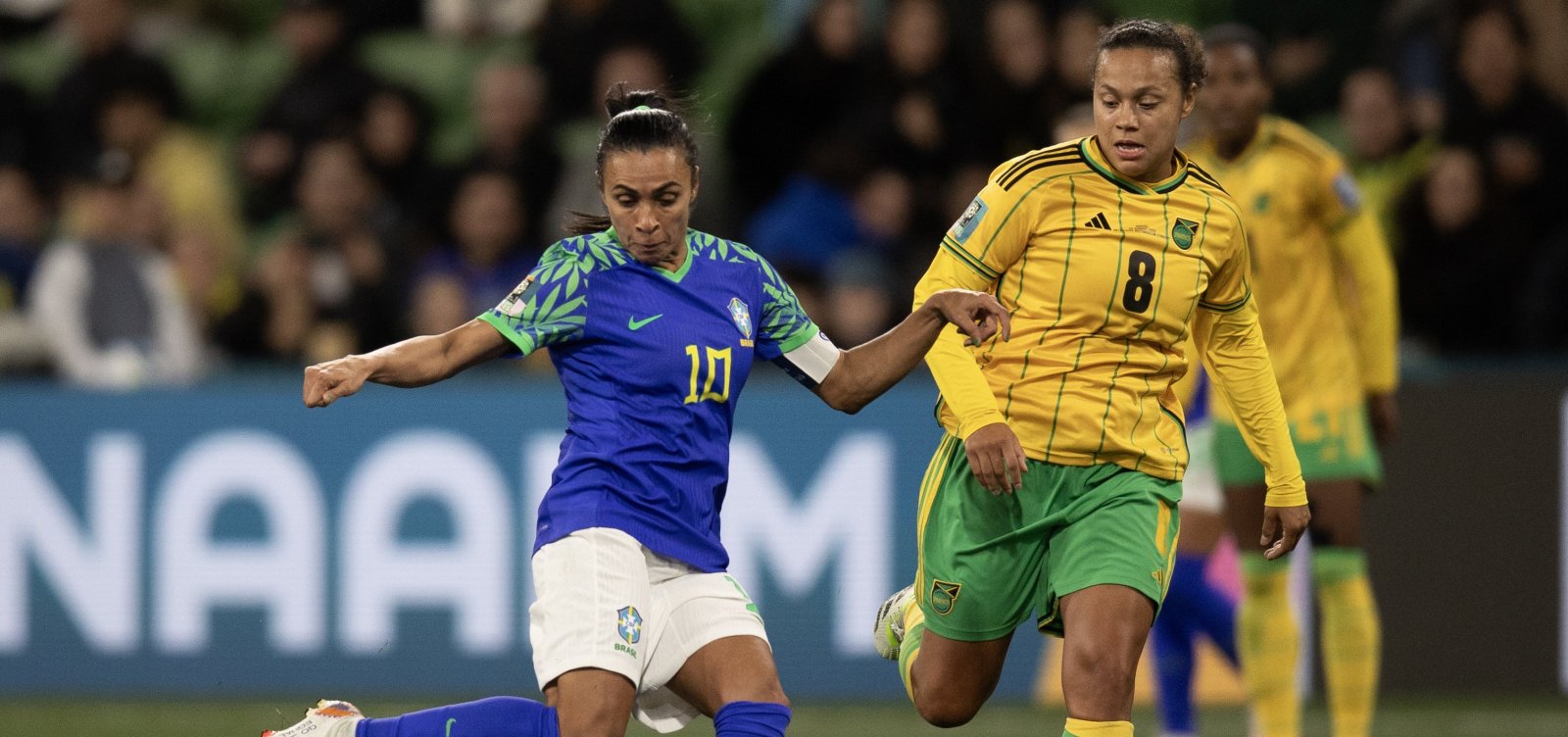 Brasil empata com a Jamaica e é eliminado na fase de grupos da Copa  Feminina - Metro 1