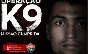 "Operação K9" concluída: Vitória oficializa a chegada de Kieza