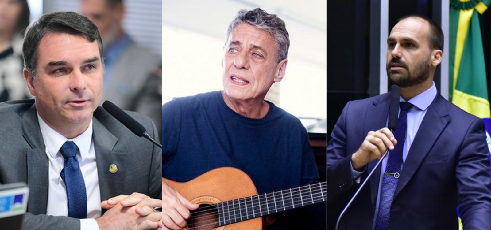 Chico Buarque ganha ações na Justiça contra Flávio e Eduardo Bolsonaro e será indenizado em R$ 48 mil