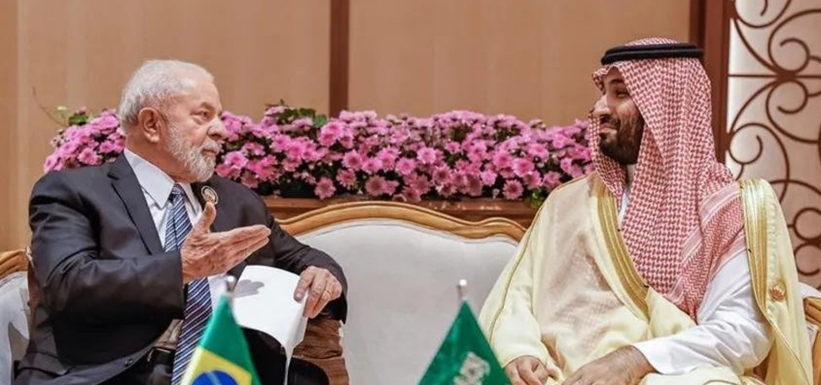 Lula encontra príncipe saudita e delegação do país virá ao Brasil para obras do PAC