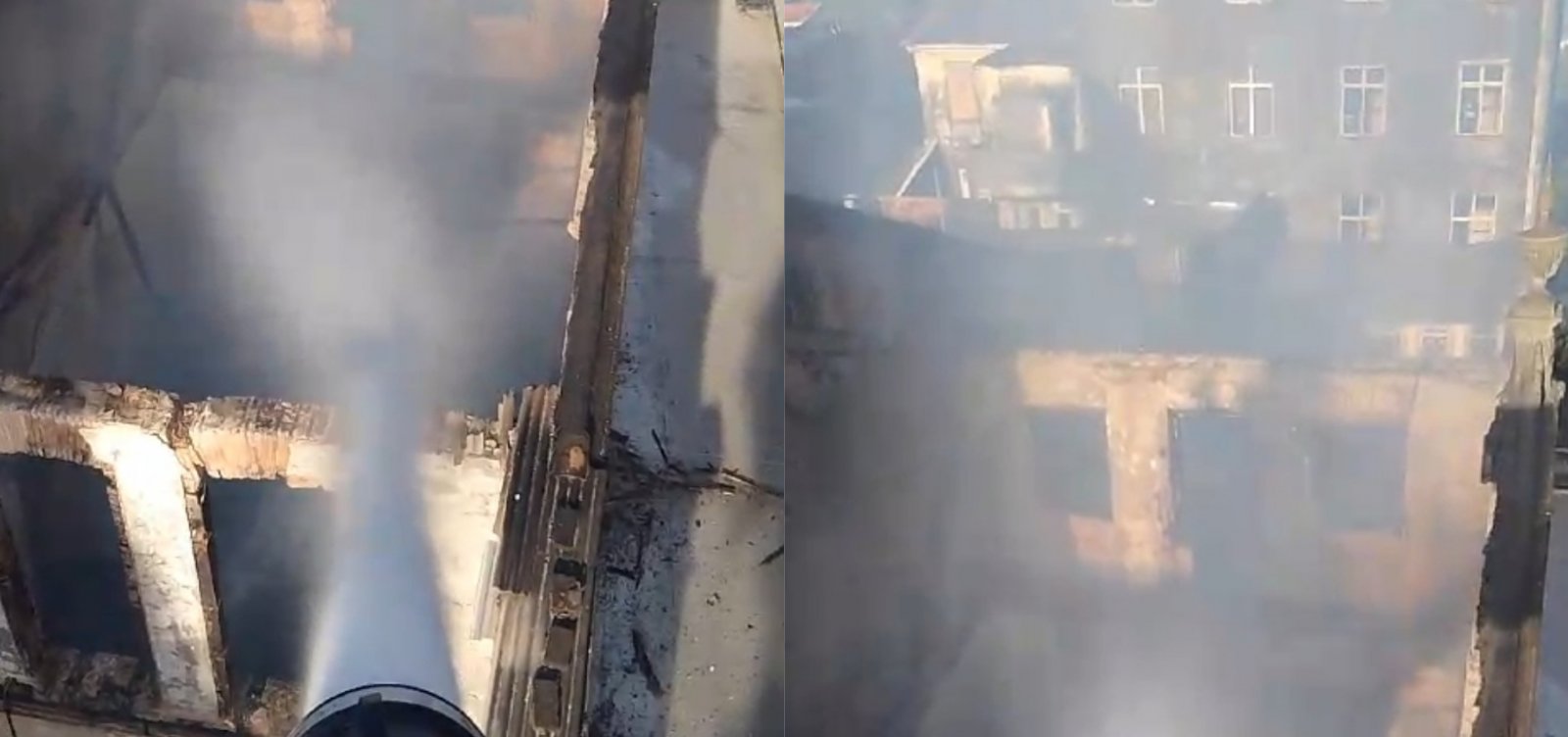 Incêndio atinge casarão e loja de roupas na Avenida Sete de Setembro, em Salvador