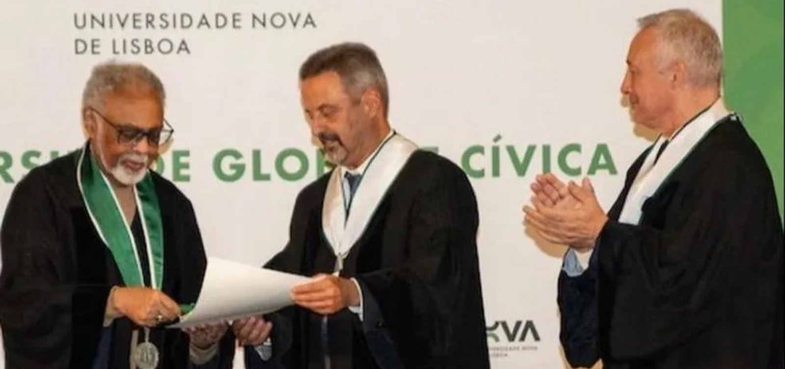 Gilberto Gil recebe título de Doutor Honoris Causa pela Universidade Nova de Lisboa
