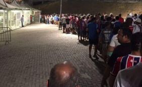 Torcedores do Bahia enfrentam problemas para entrar na Arena Fonte Nova