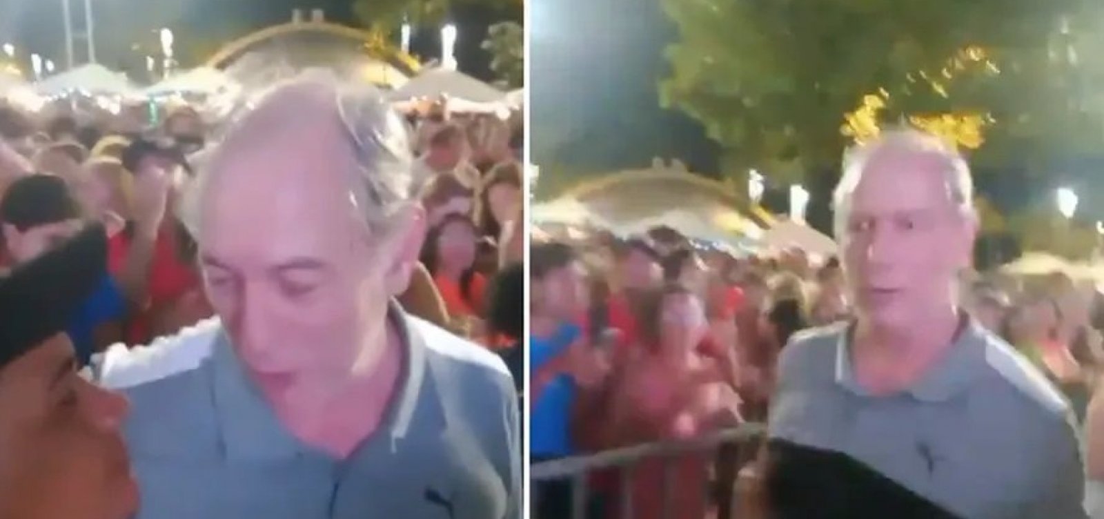 Após ser provocado, Ciro Gomes dá tapa na cara de homem durante show em Fortaleza; veja vídeo 