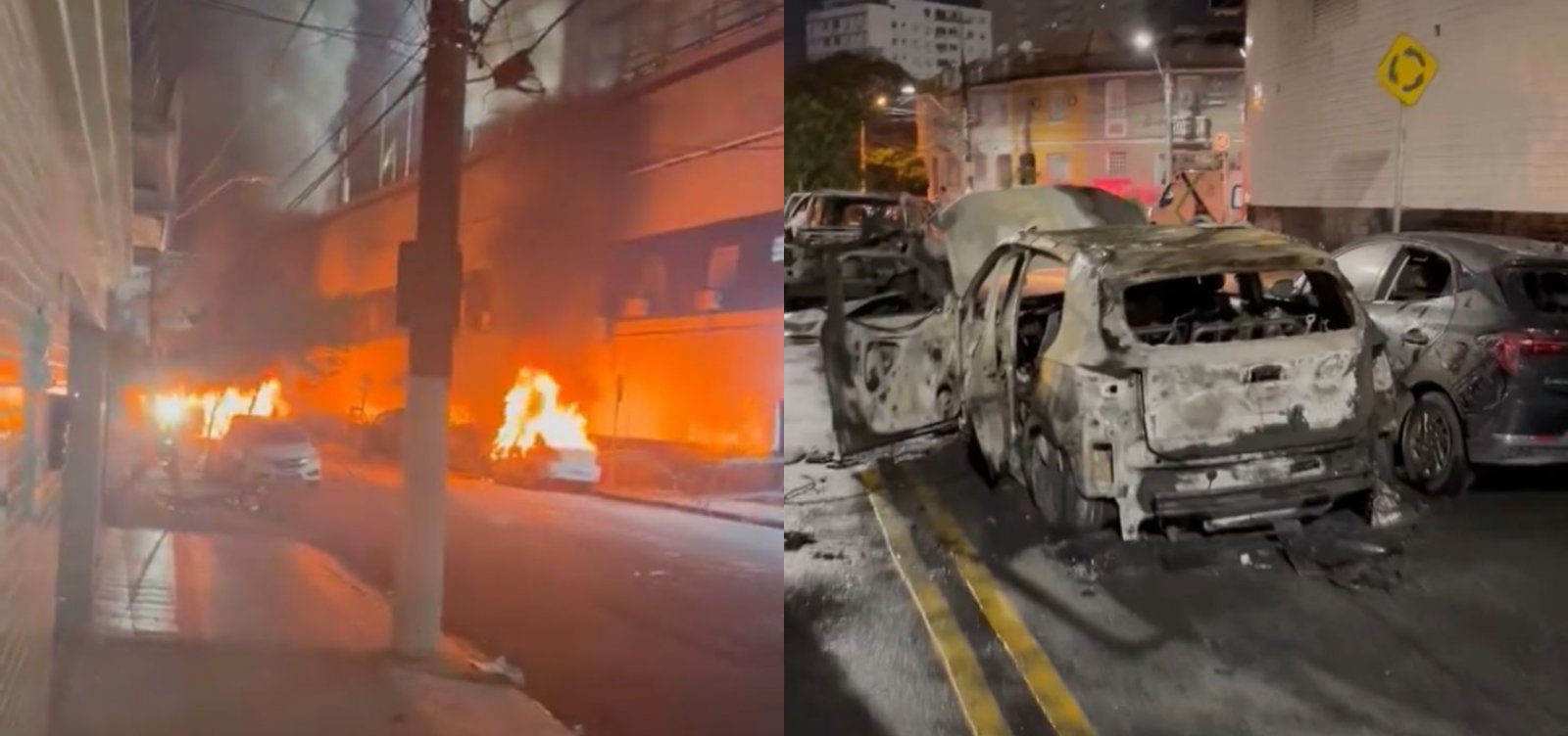 Torcida do Santos incendeia automóveis e 11 pessoas ficam feridas após rebaixamento