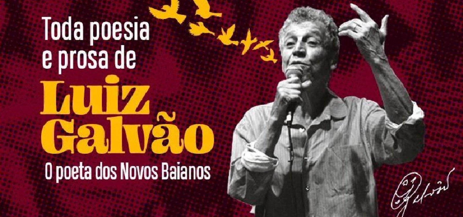 Família de Galvão faz vaquinha para relançar livros do poeta e compositor