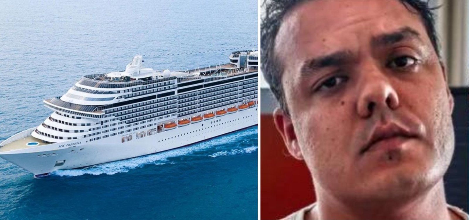 Mulher que acompanhava passageiro que caiu no mar durante cruzeiro afirma que ele queria matá-la