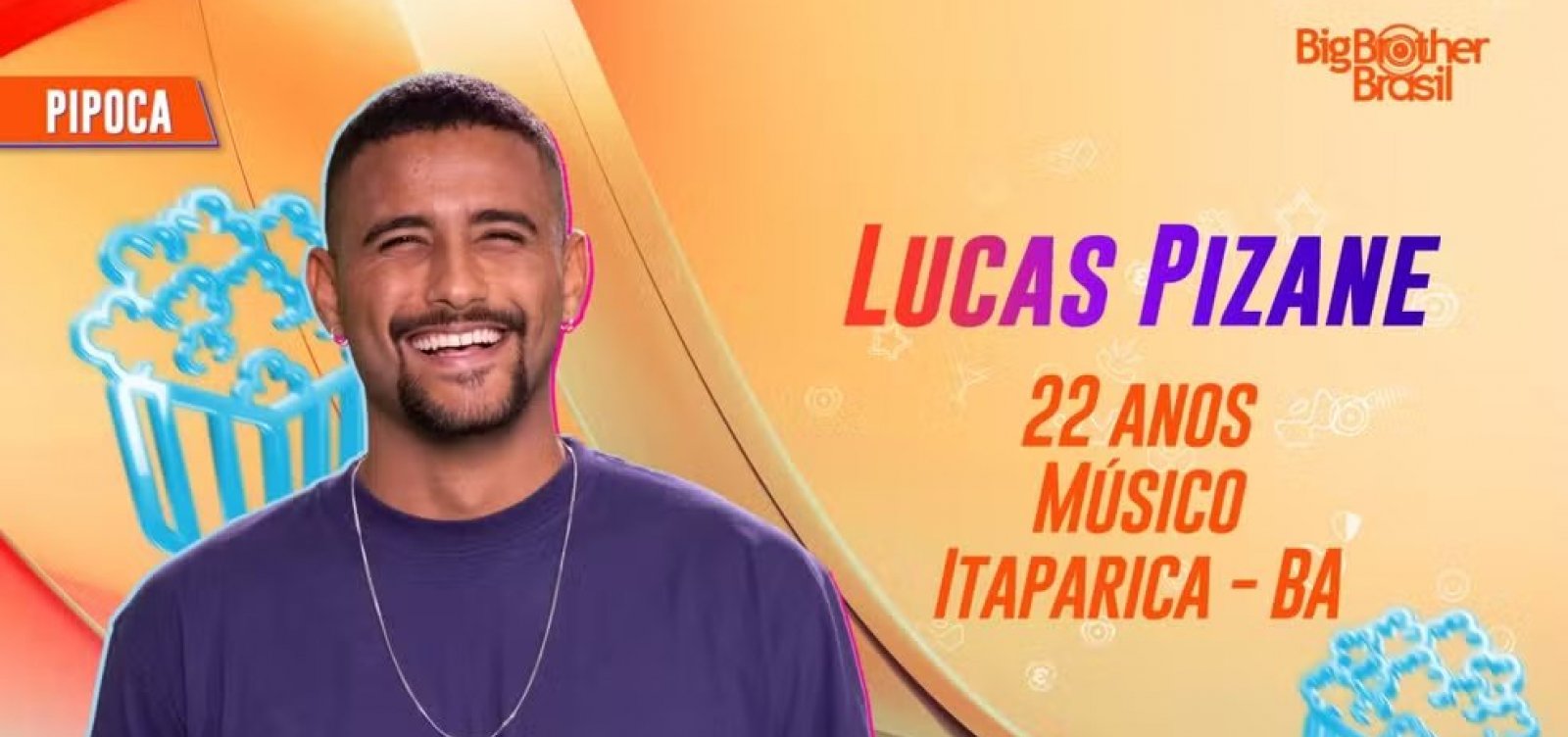 Cantor baiano é anunciado como participante do grupo "pipoca" no BBB 24