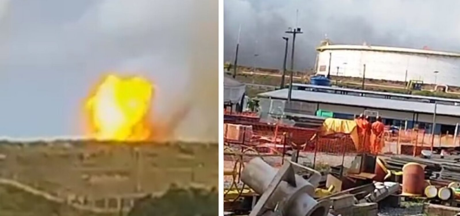 Explosão na Refinaria Abreu e Lima deixa quatro pessoas feridas