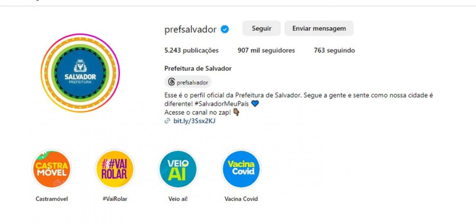 Salvador bate recorde de interações em pesquisa entre perfis de prefeituras de todo Brasil  