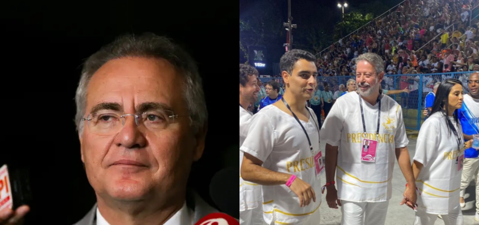 Renan Calheiros critica presença de Lira e prefeito de Maceió no desfile da Beija-Flor