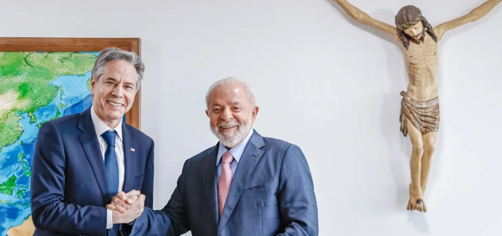 Reunião entre Lula e Blinken foca em parceria bilateral, G20 e combate à fome
