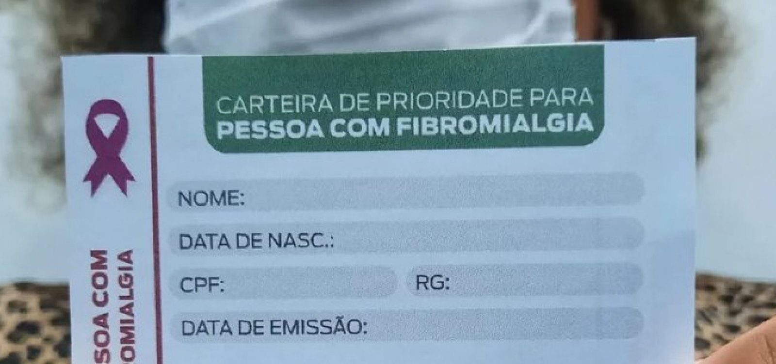 Carteira de identificação para pessoas com fibromialgia será lançada em Salvador 