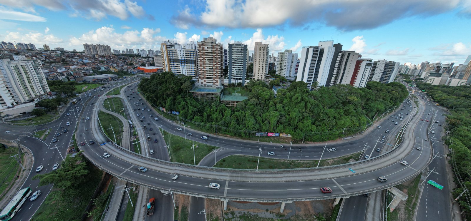 Menos verde, mais cimento: Concreto avança pela cidade, enquanto áreas verdes são alvo de leilão em Salvador