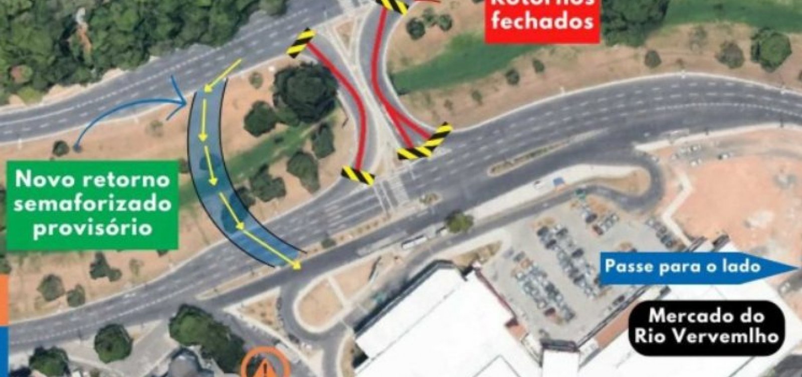 Retorno da Av. Juracy Magalhães será interditado a partir da noite desta quinta-feira 