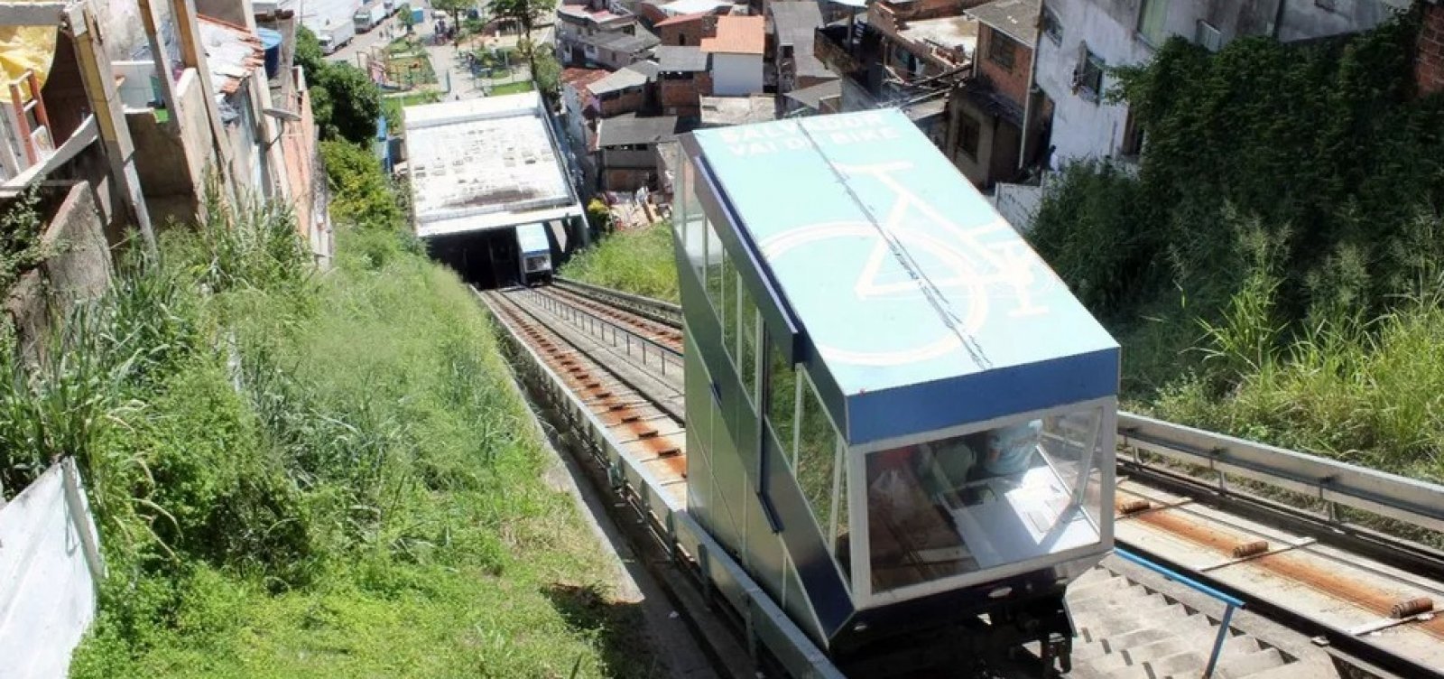 Funcionamento do Plano Inclinado Liberdade-Calçada é interrompido para manutenção