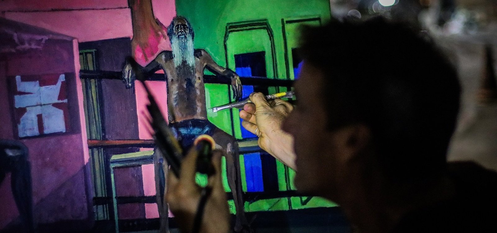 Pintor alemão, Jan Siebert retrata comunidade do Centro Histórico com sensibilidade e luz própria