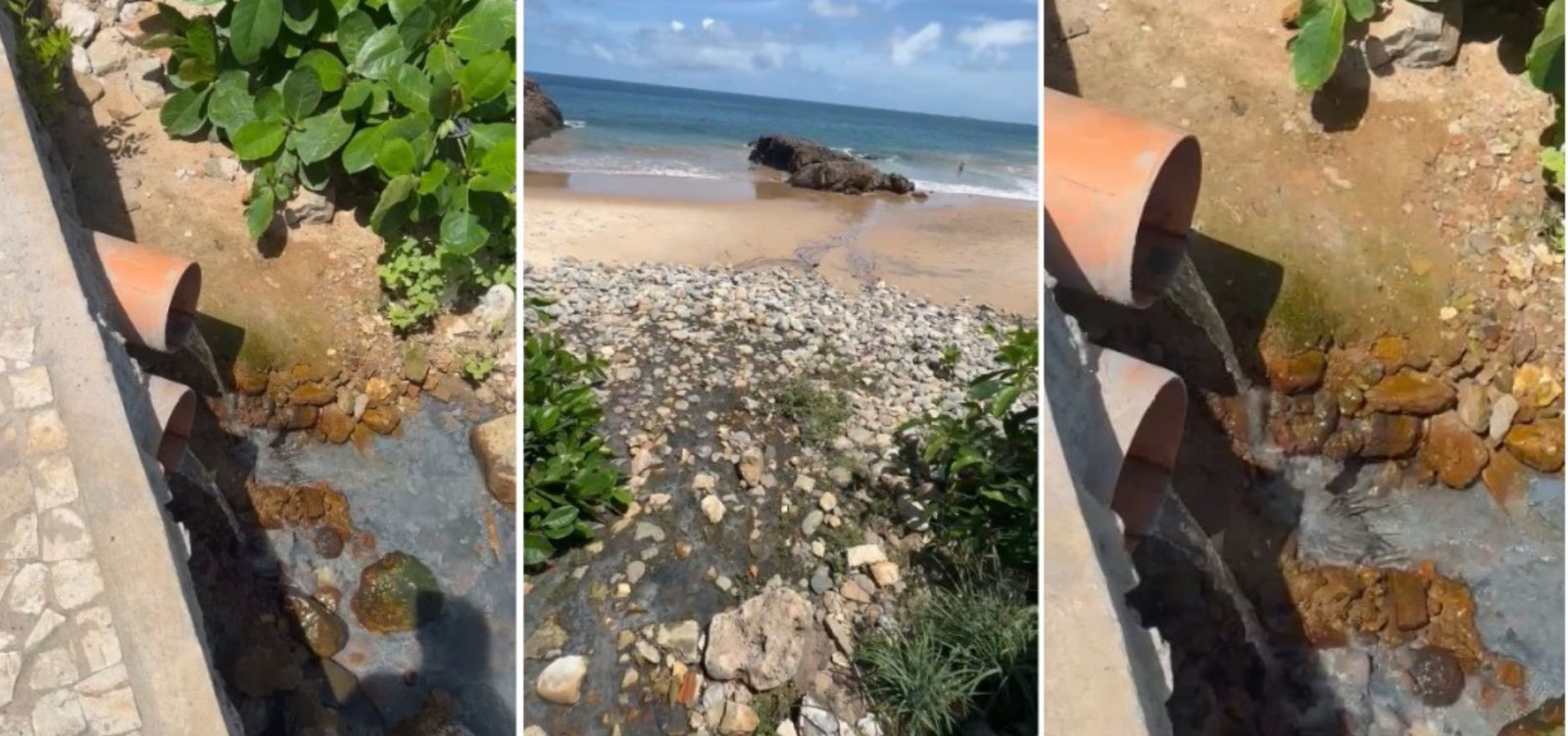 Embasa e Seman irão realizar nova vistoria para identificar origem de escoamento de ”esgoto” em praia de Ondina