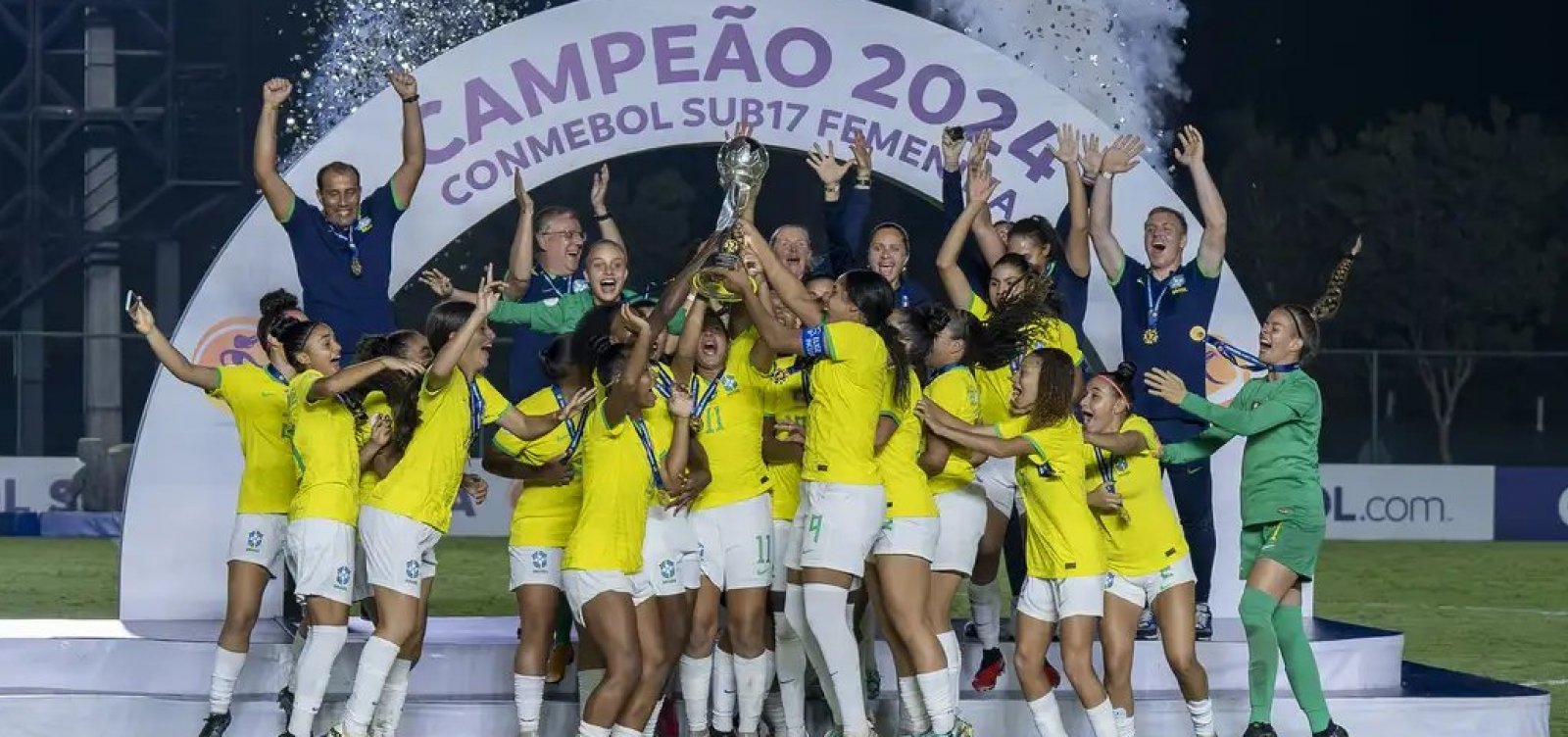 Brasil goleia e é penta do Sul-Americano Feminino Sub-17