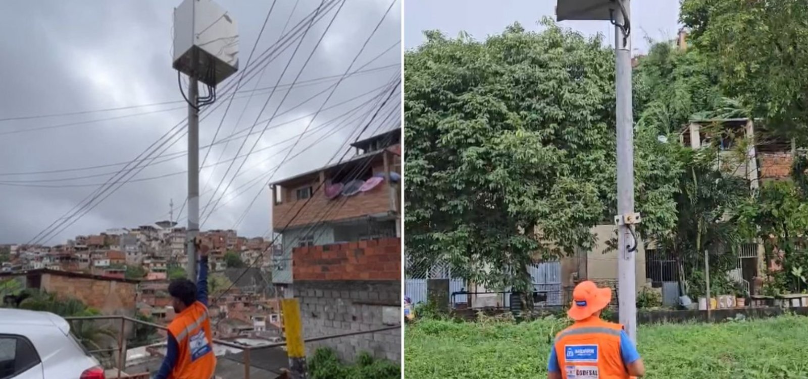 Sirene de alerta é acionada em cinco comunidades de Salvador por conta da chuva